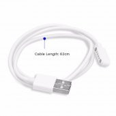 Usb 4 Pin Pogo Kablo Akıllı Saat Manyetik Sabitleyici Şarj Kablosu USB 2.0 - 6