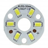 5730 12V 3W 32mm Beyaz Led Modül Aluminyum Pcb 6 Led Lamba Aydınlatma - 1
