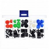 12x12mm Tact Buton Kapak Kutulu Set 25 Adet 5 Renk Anahtar Push - 6