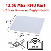 UID Değiştirilebilir 13.56Mhz RFID Manyetik Kart Rfid Proximity Göstergeç Kart 13.56 Mhz Kapı Geçiş - 2