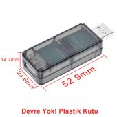 Plastik USB Adum Devre Kutusu Şeffaf Elektronik Proje Ürün Adum3 - 3