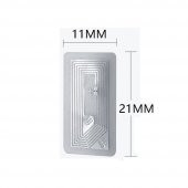 13.56 Mhz Ntag213 Nfc Rfid Etiket Transparan Manyetik Sticker Proximity Göstergeç - 1