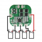 Li-ion 18650 16.8 V 4S 20 A Lityum Batarya BMS Koruma Kartı thumbnail 3