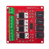 24V 5A 4 Kanal PWM Kontrollü Mosfet Selenoid Motor Valf Anahtar - 1