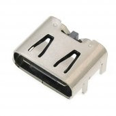 Type-C Usb Soket 6 Pin Smd USB 3.1 Cep Tel. Konnektör Şarj Dişi - 1