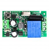 433Mhz RF 1 Kanal Röle Modül AC 220V Kablosuz Pompa Fan Lamba Perde thumbnail 3