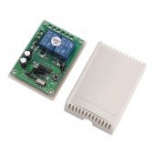 433Mhz RF 2 Kanal Röle Modül DC 12V Kablosuz Motor Pompa Fan Lamba Perde - 3