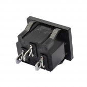 220V 15A AC Erkek Power Giriş Soketi C14 3 Pin Panel Montaj Tip thumbnail 3