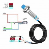 LJ12A3-4-Z/BY Endüktif 4Mm Metal Algılayıcı Sensör Pnp No Temassız - 5