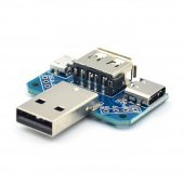 USB to Type C Micro Usb Erkek Dişi USB Port Konnektör Şarj Soket - 7