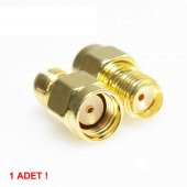 Rp Sma Erkek To Sma Dişi Adaptör Soket Altın Kaplama Soket 0-6Ghz - 7