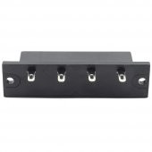 4Lü Hoparlör Terminal Soketi Panel Montaj Tip Yaylı Speaker Ses - 4