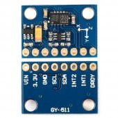GY-511 Lsm303DLHC 3 Eksen İvme Ölçer 3 Eksen Manyetometre Sensör thumbnail 4