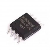 Winbond W25Q64JVSIQ 64M-Bit Seri Flash 3.3V SPI Hafıza Entegresi thumbnail 3