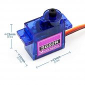 Tower Pro Sg92R 12Gr Micro Servo Motor 2.5Kg 4,8V Plastik Dişli - 4