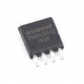 Winbond W25Q64JVSIQ 64M-Bit Seri Flash 3.3V SPI Hafıza Entegresi thumbnail 7