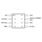 Winbond W25Q64JVSIQ 64M-Bit Seri Flash 3.3V SPI Hafıza Entegresi thumbnail 8