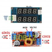 XL4015 Ayarlanabilir Voltaj ve Akım Kontröllü Güç Kaynağı Voltmetre Ampermetre Göstergeli Step-Down - 2
