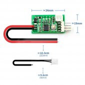 DC 12V 20ma PWM 4 Telli Fan Hız Kontrol Devresi PC CPU Soğutucu - 2