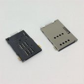 MUP-C720 6 Pin Sim Kart Soketi SIM Holder Push-Push Smd Tip 2.54 - 1