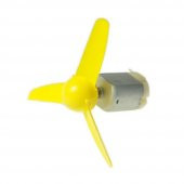 80mm Pervane 3 Kanat Oyuncak Rüzgar Gülü Kürek Botu Motor RC DIY - 2