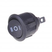 Yuvarlak 3 Pin Anahtar Rocker Switch Mini Buton Siyah 3 Durumlu - 3