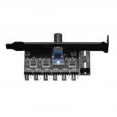 6 Port Fan Çoğaltıcı Hız Kontrol Kartı Molex Güç Giriş Soketi 12V - 3