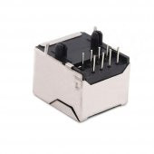 8P8C Metal RJ45 Soket Ethernet Bağlantı Soketi 8 Pin Pcb Montaj thumbnail 3