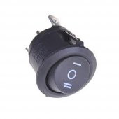 Yuvarlak 3 Pin Anahtar Rocker Switch Mini Buton Siyah 3 Durumlu - 4