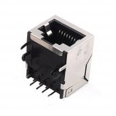 8P8C Metal RJ45 Soket Ethernet Bağlantı Soketi 8 Pin Pcb Montaj thumbnail 4