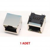 8P8C Metal RJ45 Soket Led Göstergeli Ethernet Bağlantı Soketi - 7