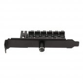 6 Port Fan Çoğaltıcı Hız Kontrol Kartı Molex Güç Giriş Soketi 12V - 8