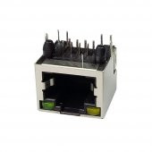 8P8C Metal RJ45 Soket Led Göstergeli Ethernet Bağlantı Soketi - 1