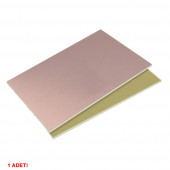7x10cm Tek Yüz Bakır Plaket Pcb Elektronik Baskı Devre Prototip Test Deney Deneme Kartı FR4 Levha thumbnail 3