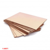 7x10cm Tek Yüz Bakır Plaket Pcb Elektronik Baskı Devre Prototip Test Deney Deneme Kartı FR4 Levha thumbnail 6