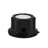 Plastik Pot Başlığı 16mm Siyah Gümüş Rotary Enkoder Ses Kontrol - 3