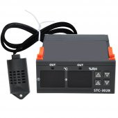 STC-3028 Isı Ve Nem Termostatı Çift Ekran 220V Isıtıcı Soğutucu - 1