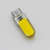 T10 Silikon Sarı Led DC 12V Araba Aydınlatma Ampul Yan Park Lamba - 1