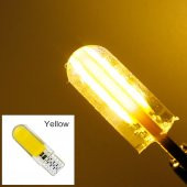 T10 Silikon Sarı Led DC 12V Araba Aydınlatma Ampul Yan Park Lamba - 8