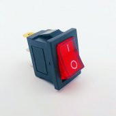 3 Pin Anahtar Ledli Kcd1 Rocker Switch Mini Buton ON / OFF 10A thumbnail 2