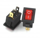 3 Pin Anahtar Ledli Kcd1 Rocker Switch Mini Buton ON / OFF 10A thumbnail 5