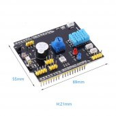 Arduino Sensor Shield Çok Fonksiyonlu Sensör Kartı DHT11 LM35 LDR thumbnail 8