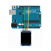 IPS 1.3 inch 7 Pin SPI 240x240 LCD TFT Modül Ekran HD Full Color thumbnail 8