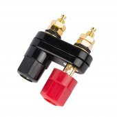 Banana Soket Terminal Çifti Kırmızı Siyah Hexagon Konnektör thumbnail 2