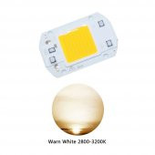 220V 50W Power Led Gün Işığı Warm White Projektör Cob Led Driver - 4