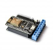 Nodemcu L293D Shield Motor Sürücü Esp8266 Kablosuz İnternet Wifi Motor Uzaktan Kontrol Robo thumbnail 1