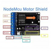Nodemcu L293D Shield Motor Sürücü Esp8266 Kablosuz İnternet Wifi Motor Uzaktan Kontrol Robo thumbnail 8