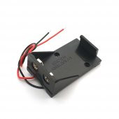 9V Pil Yuvası Kablolu Kolay Taşınabilir Batarya Pil Kutusu thumbnail 3