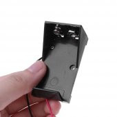 9V Pil Yuvası Kablolu Kolay Taşınabilir Batarya Pil Kutusu thumbnail 6