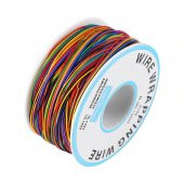 280 Metre 8 Renk 0.25mm Tel Kalınlığı 30Awg Makara Atlama Kablosu - 1